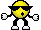 smiley face gif with sunglasses